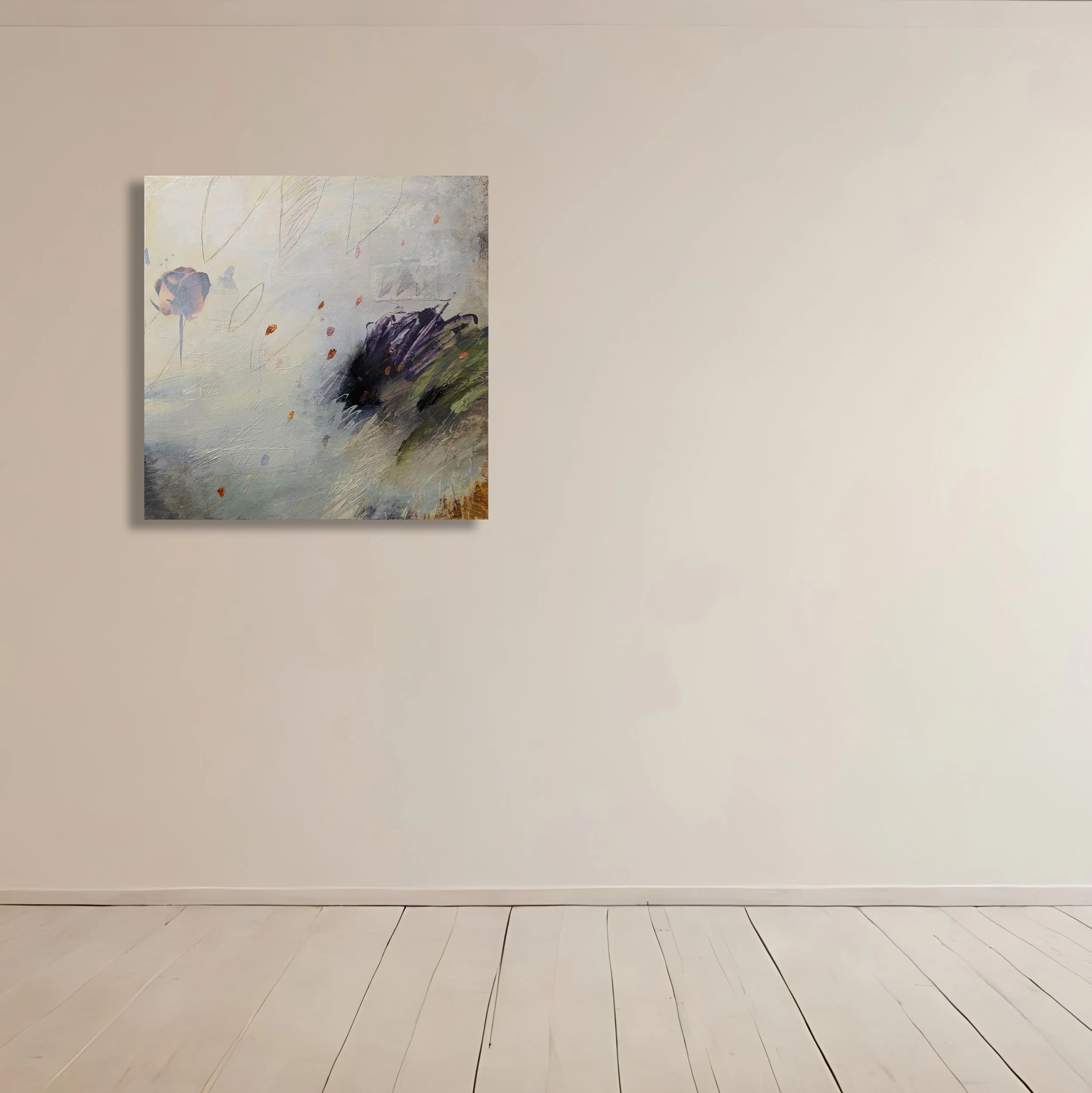 LEVELER

 

 Acrylic, charcoal, pencil, crayon, paper on panel 18" x 18"  Available  