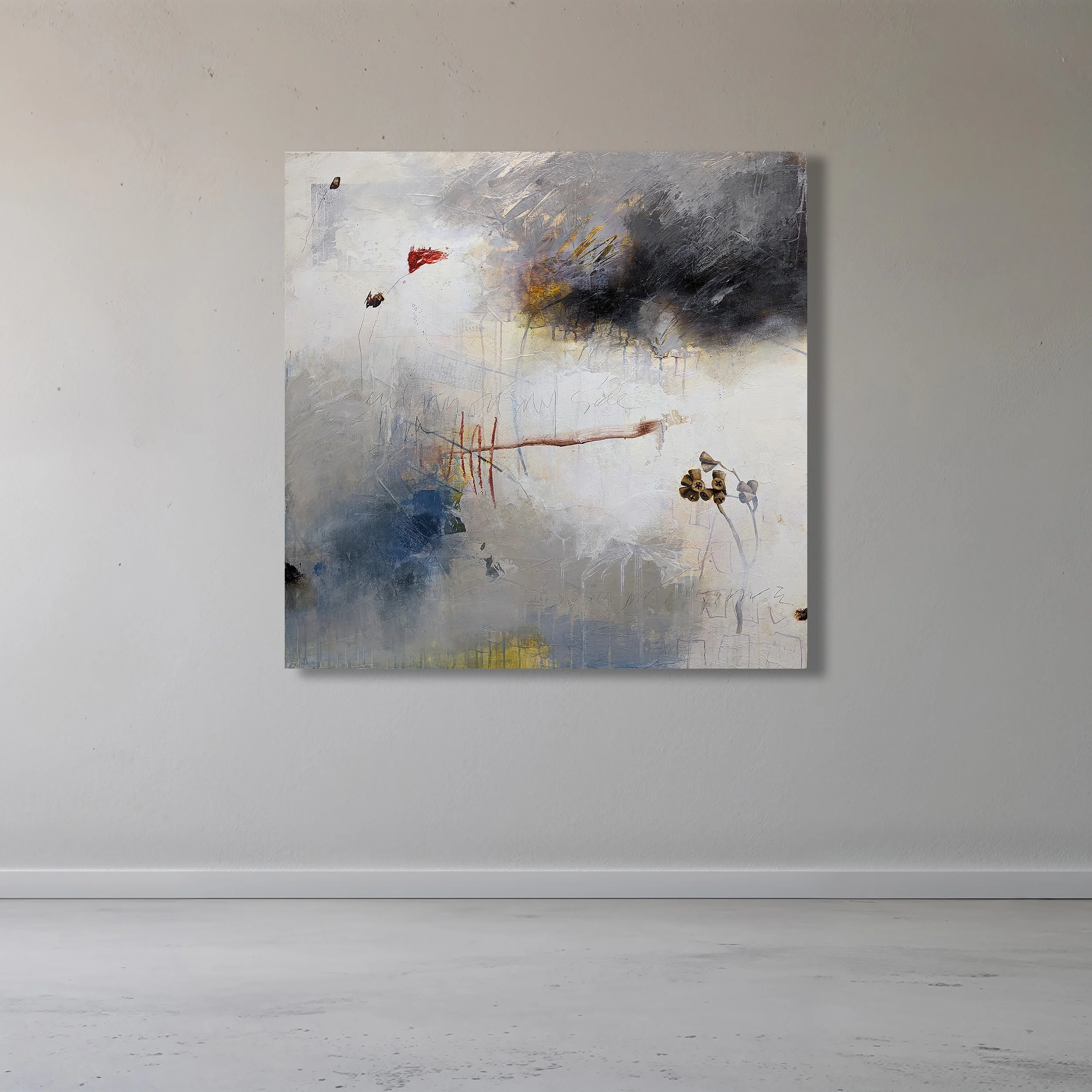 COMEBACK

 

 Acrylic, charcoal, pencil, crayon, paper on panel 40" x 40" SOLD