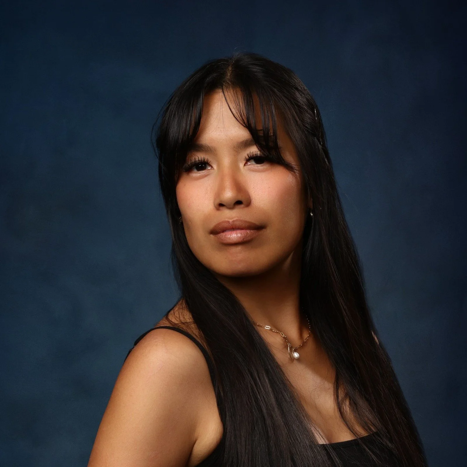 A studio portrait