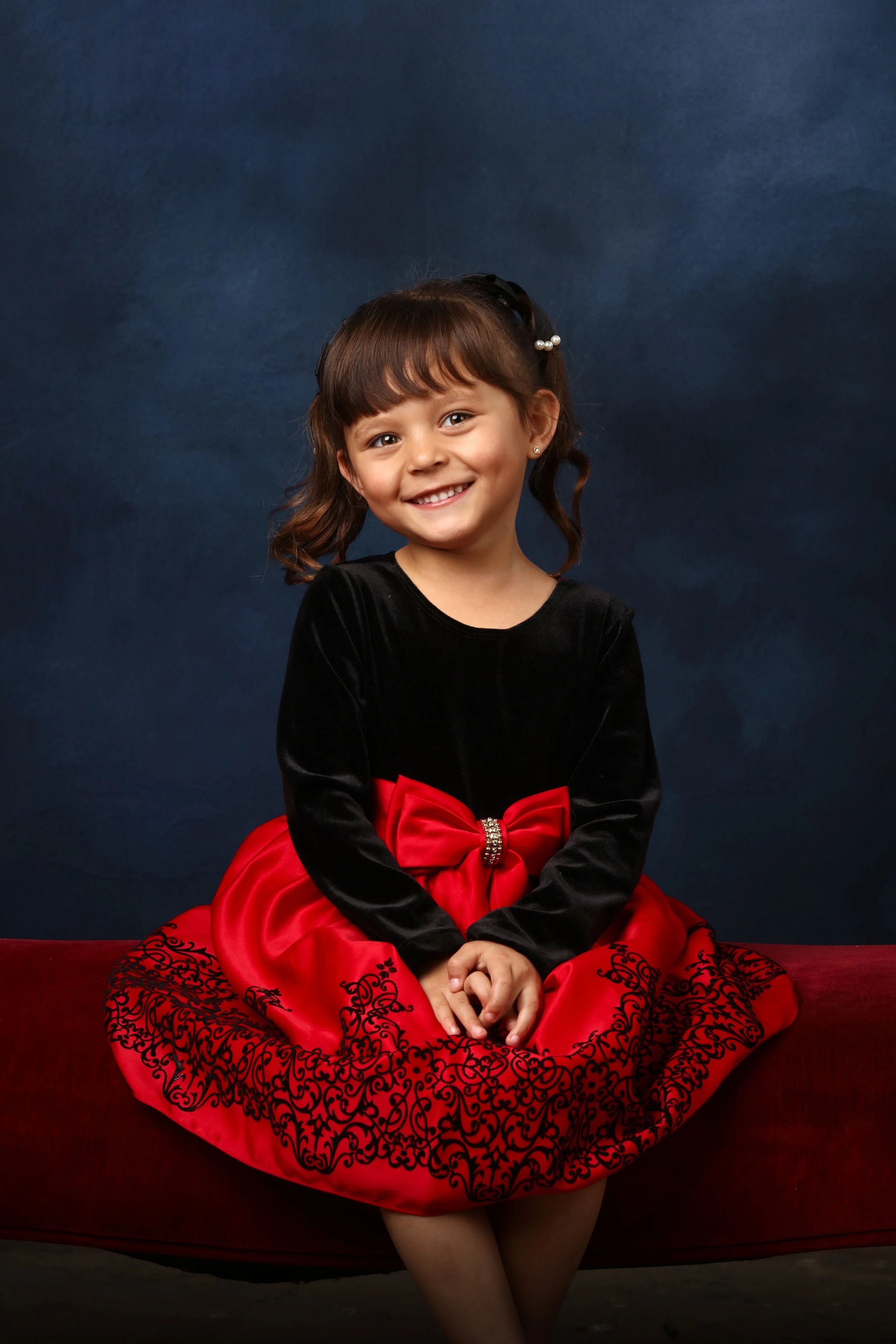 A studio portrait