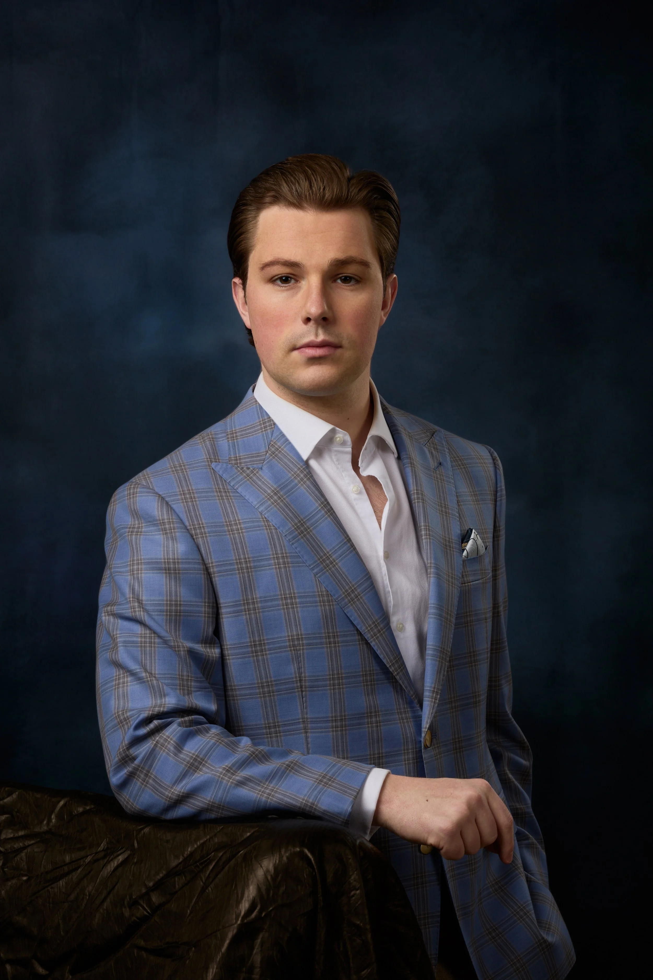 A studio portrait