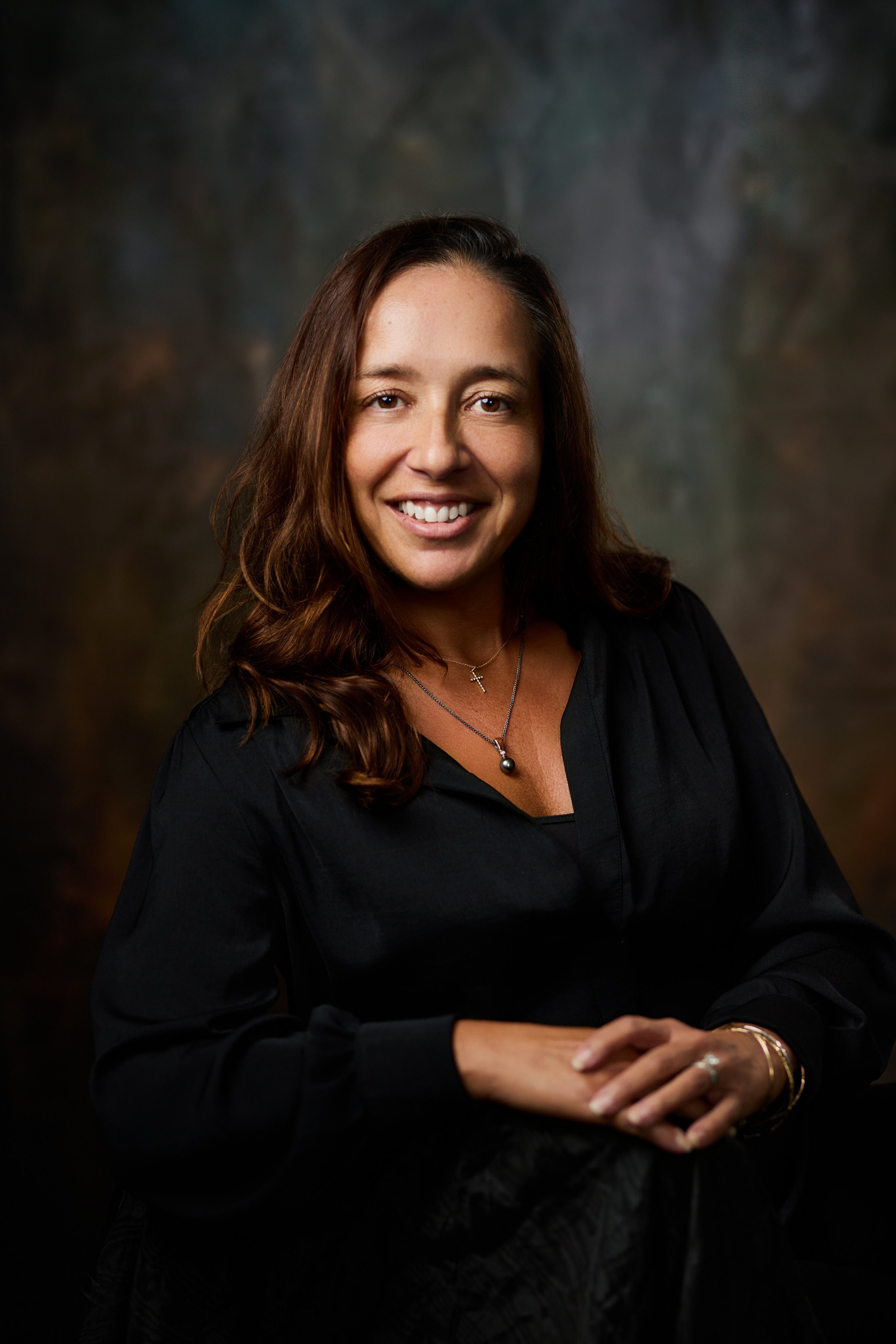 A studio portrait