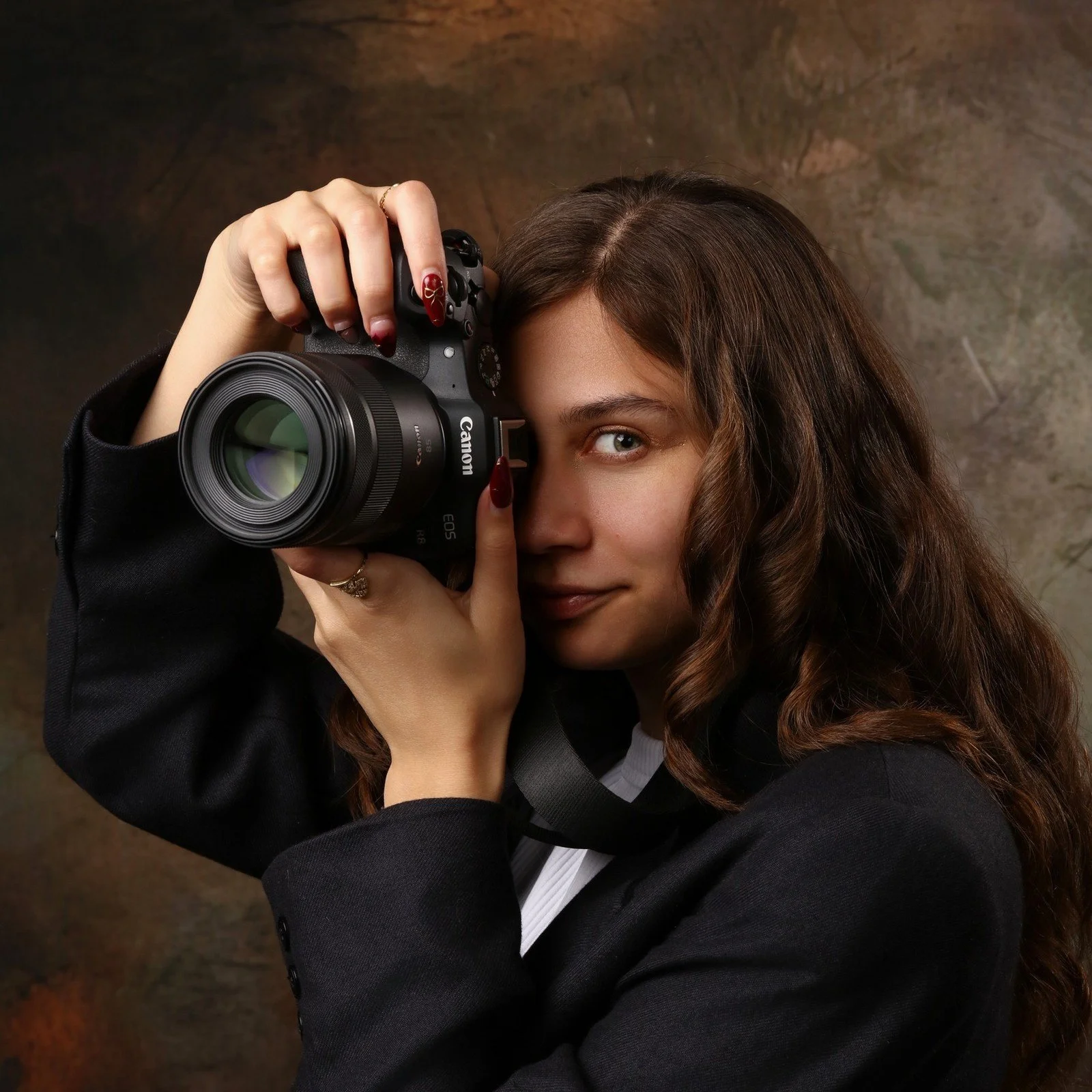A studio portrait