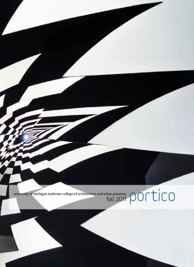 Portico, Fall 2011. "The Beta Movement." Front and back cover