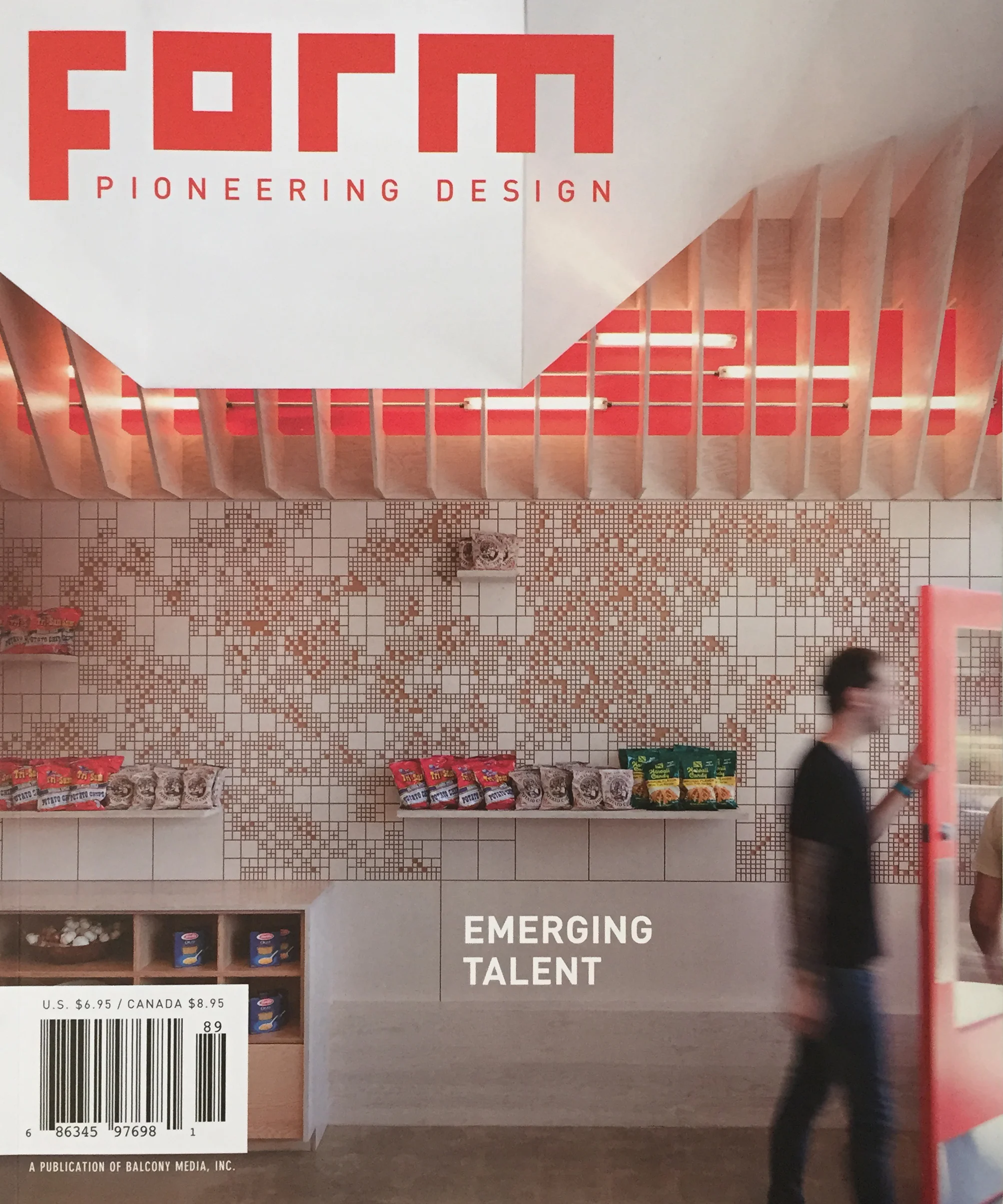 FORM, November/December 2014. “Next LA Awards.” Alexi Drosu, ed. p. 32-33