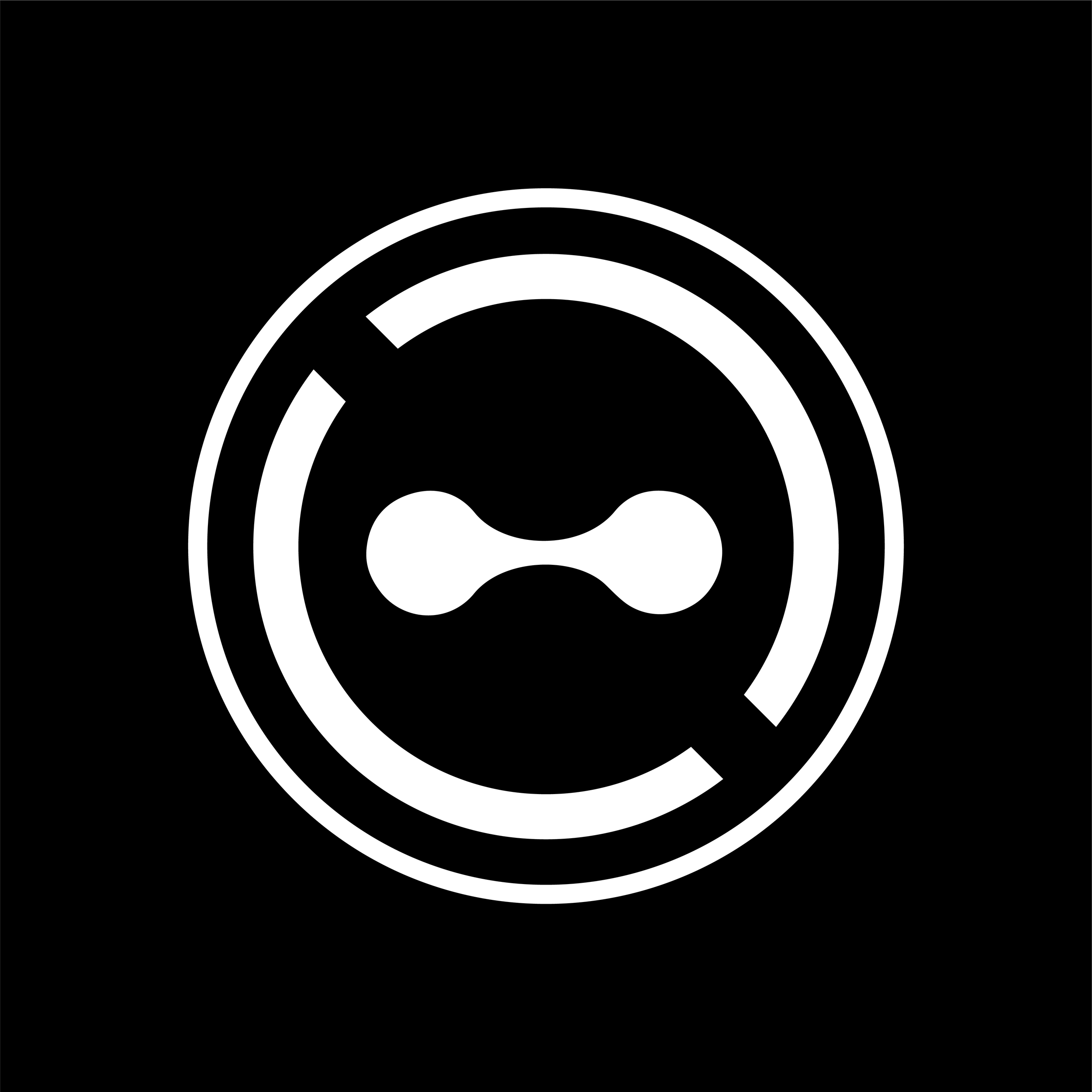 Black and white logo featuring a circular gauge with a fuel pump icon inside.