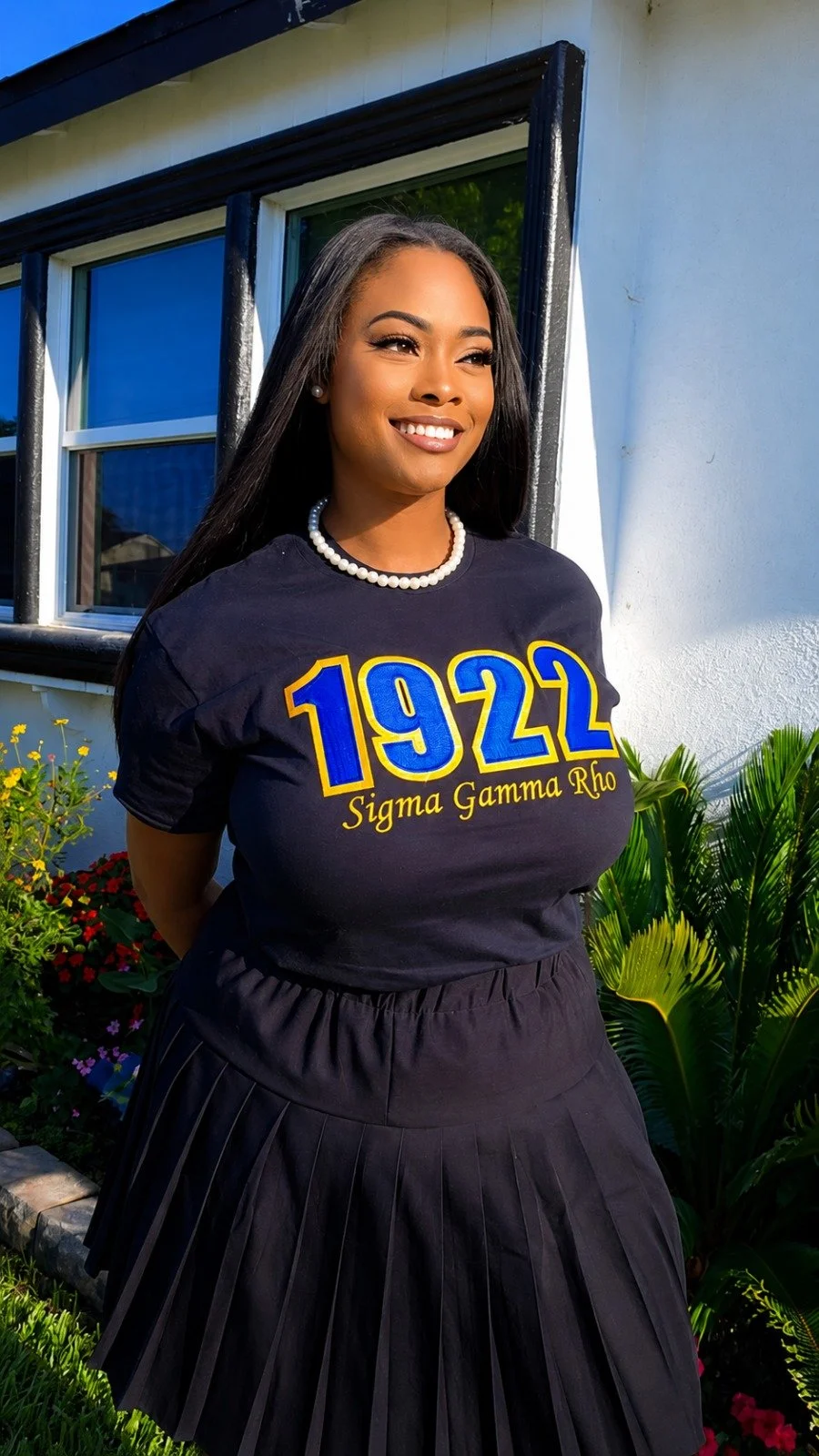 Black Embroidered 1922 Shirt (Unisex)