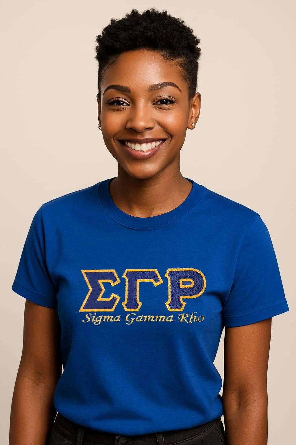 Royal Embroidered Sigma Gamma Rho Shirt (Unsiex)