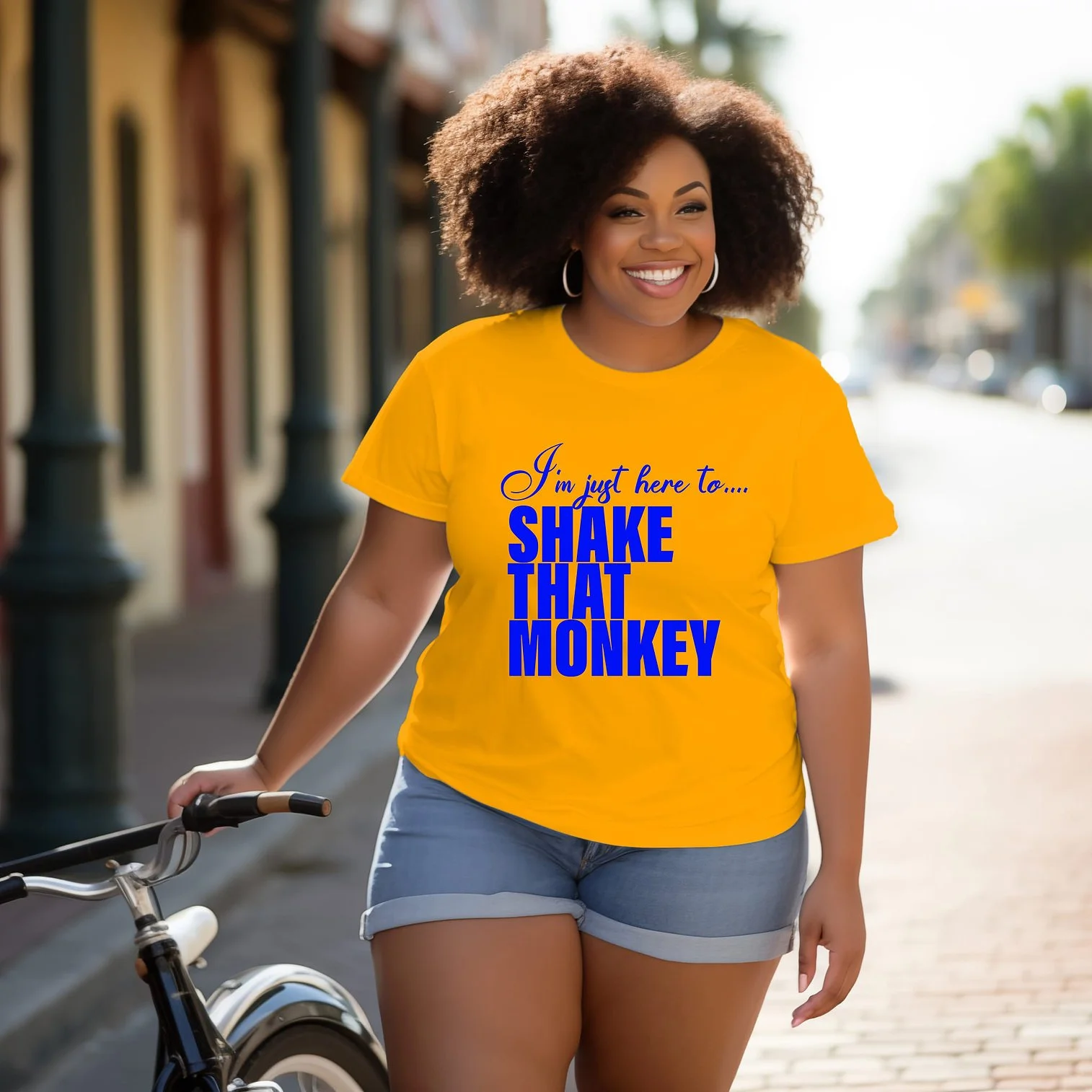 I'm Here To STM Gold Shirt (unisex)