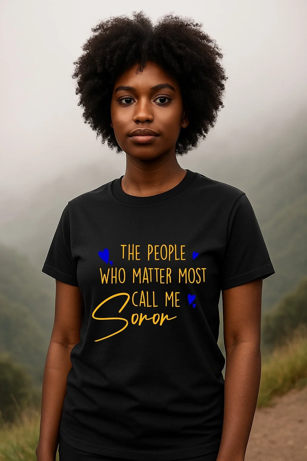 Call Me Soror Tee (Unisex Black)