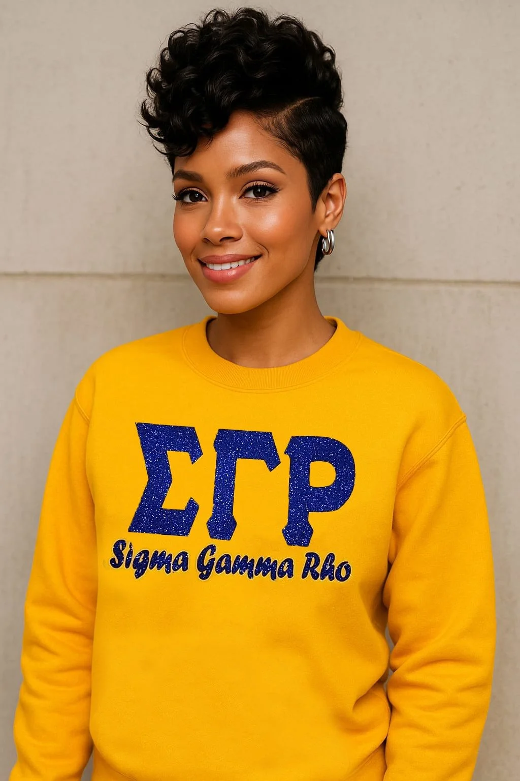 Glittered Sigma Gamma Rho Unisex Sweatshirt
