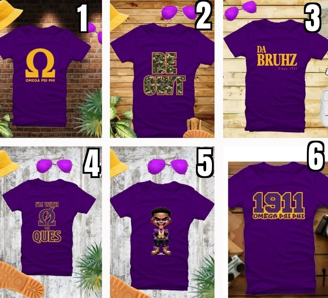 Purple Omega Shirt Sale