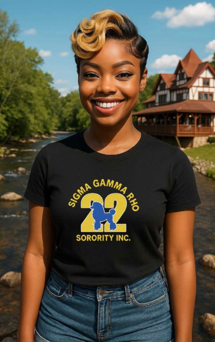 Black SGRHO Poodle 22 Shirt (Unisex)