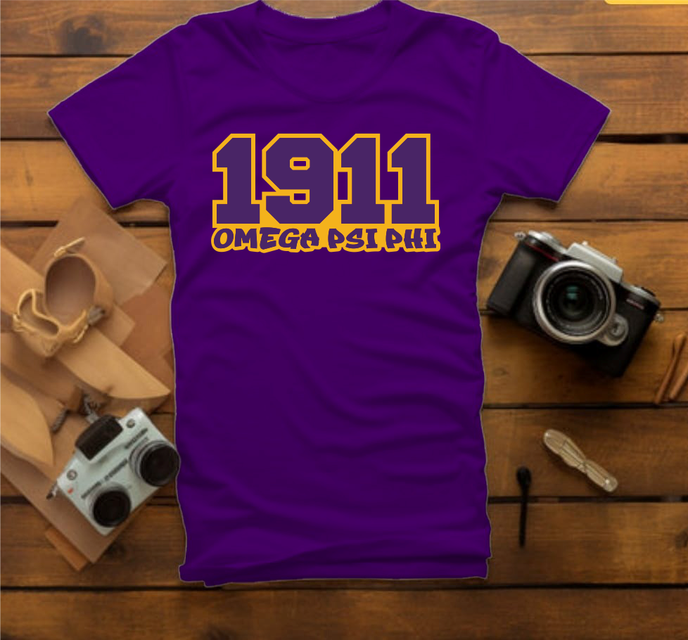 Classic 1911 Omega Psi Phi Shirt