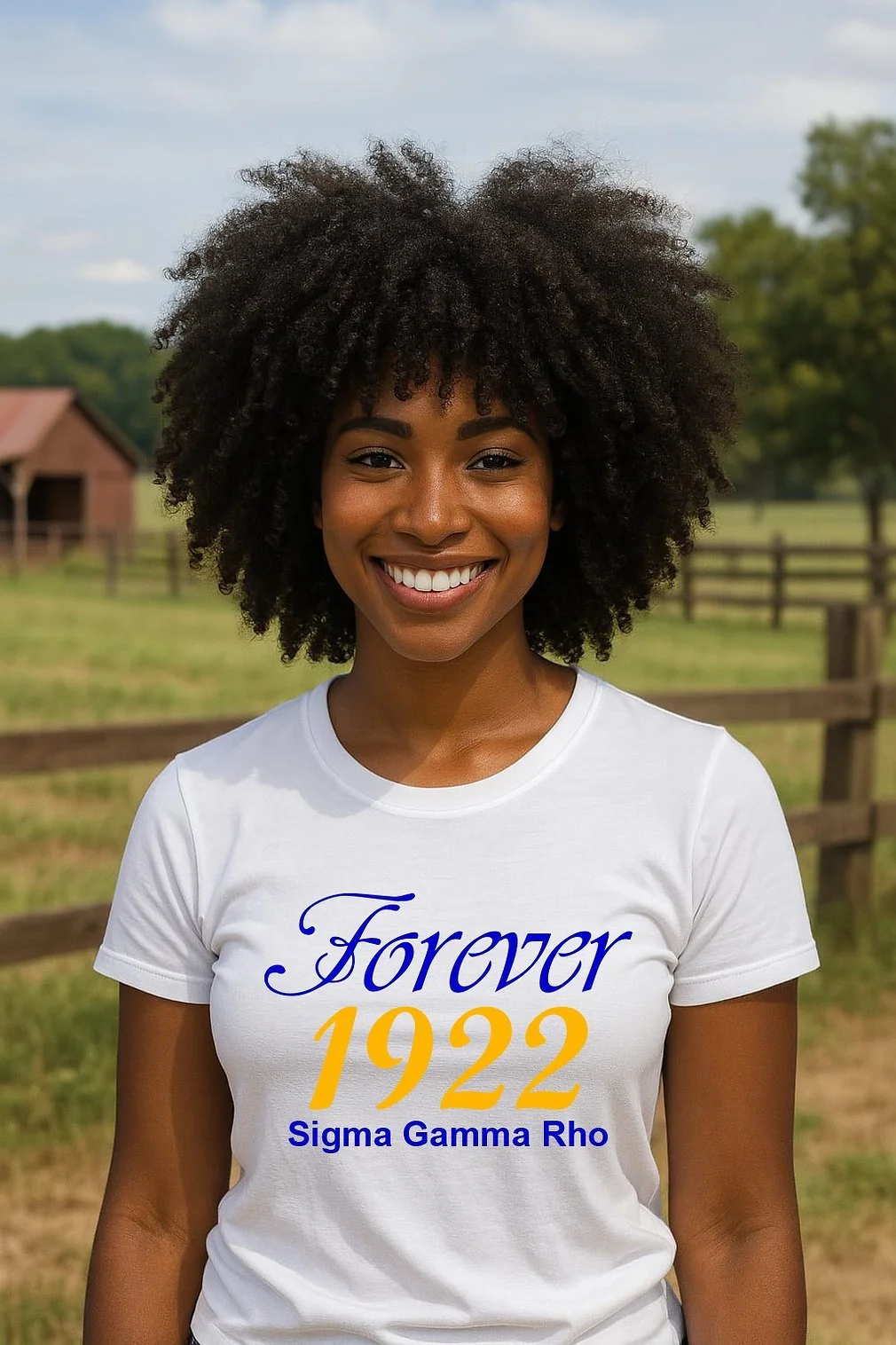 White Forever 1922 SGRHO shirt (Unisex)