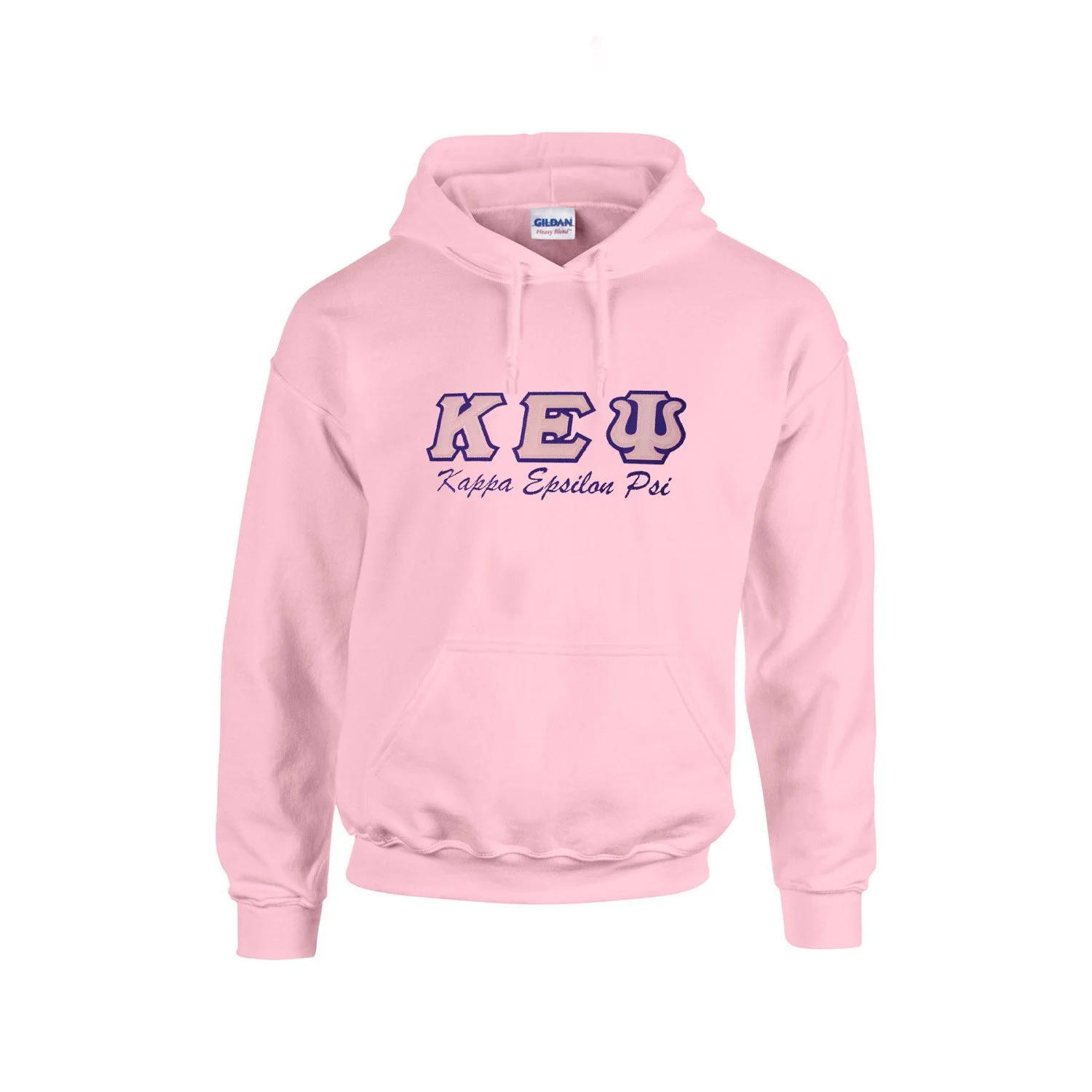 Embroidered Pink Kappa Epsilon Psi Hoodie
