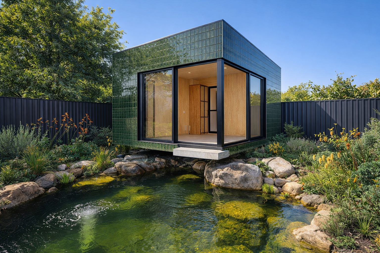 Garden Pod Over the Pond