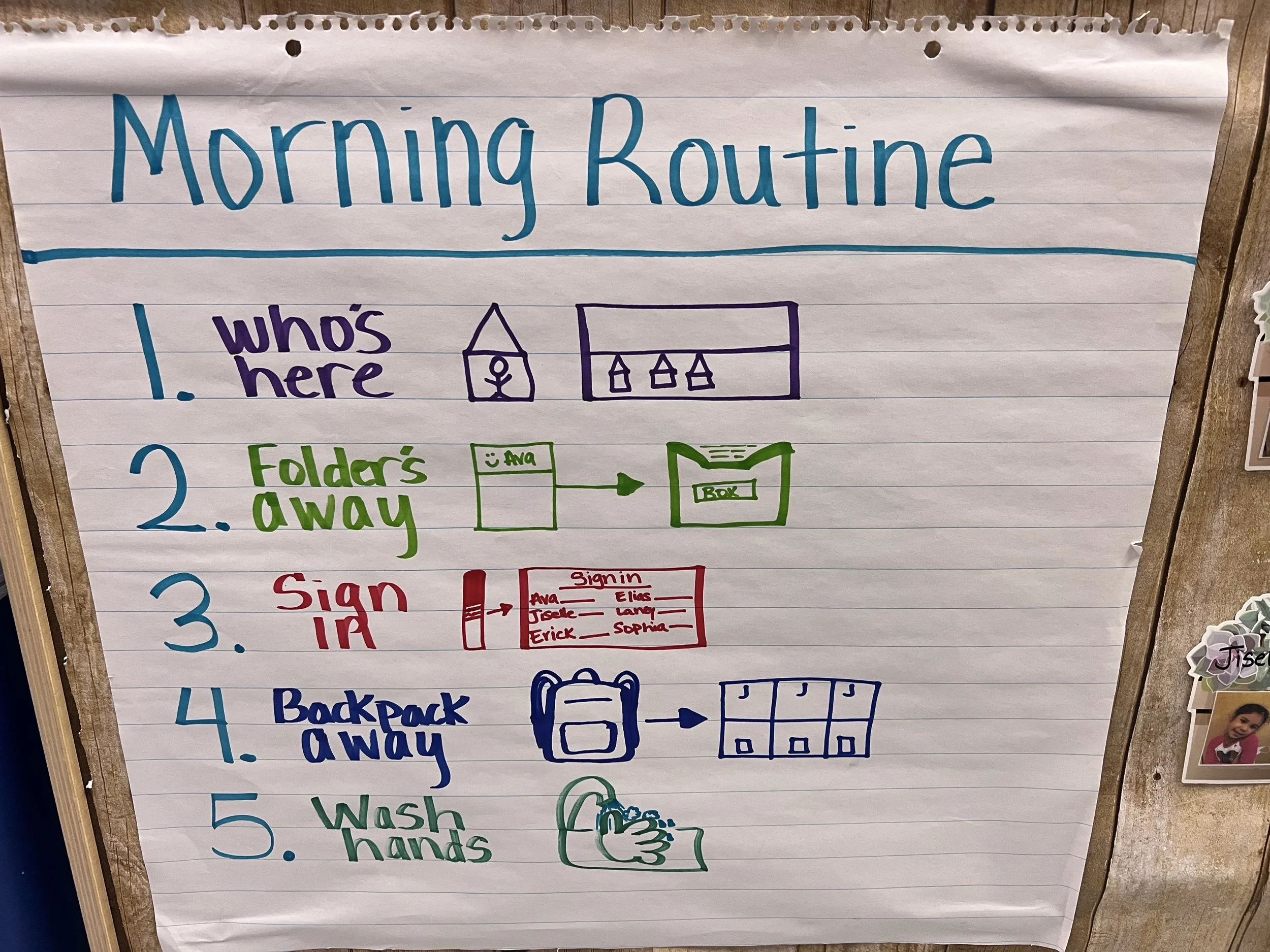 Customized Downloadable Home/Classroom Routine