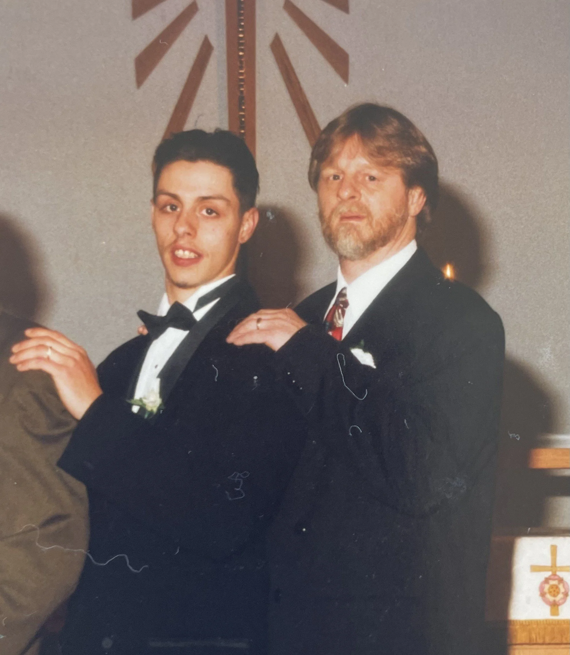 One of my favorite photos of me and my dad, my hero