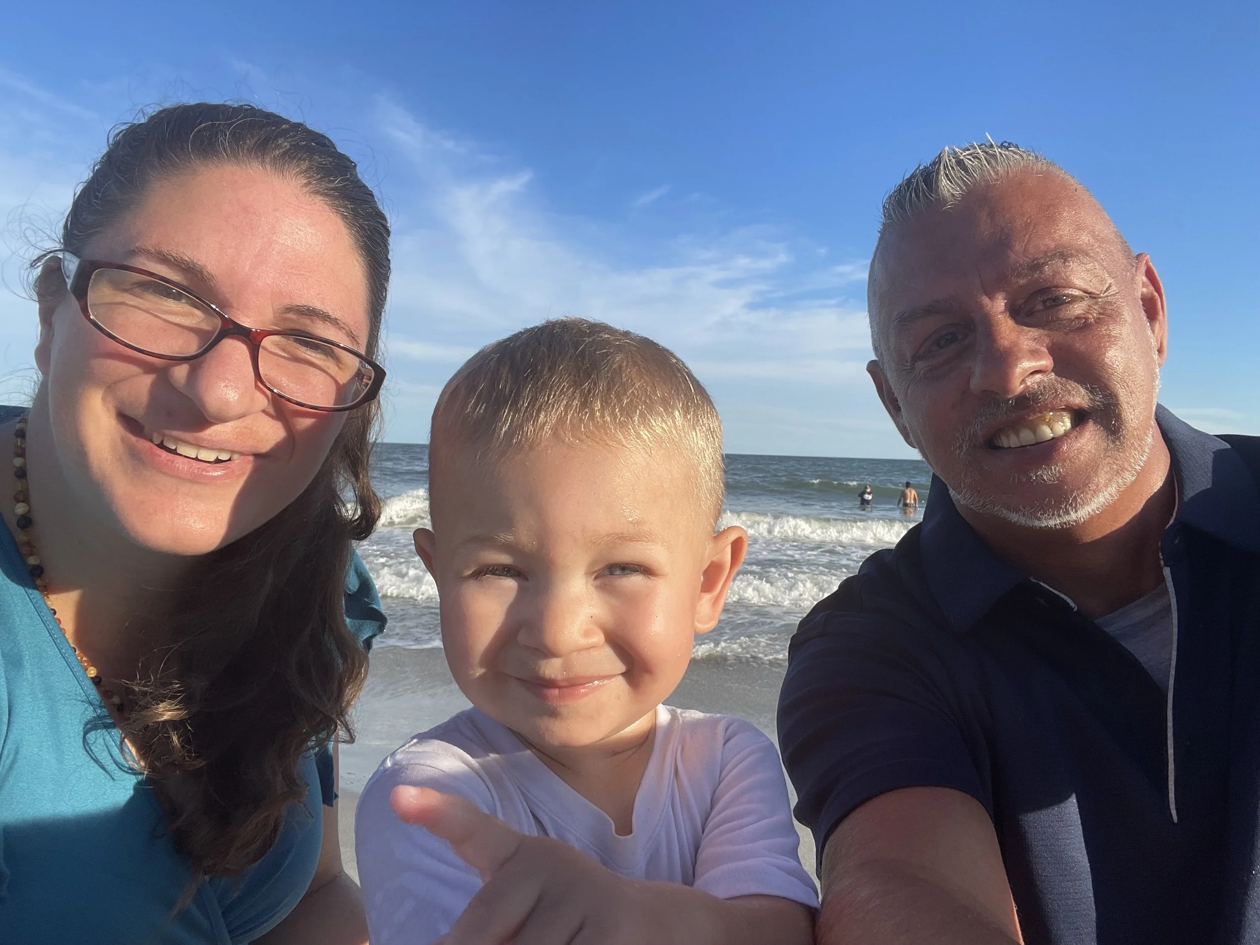 My wife, Elizabeth, and son, Titus Michael