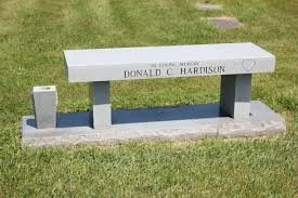 My father's memorial bench, Highland Memorial Gardens, Waterville, Ohio