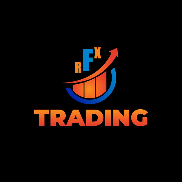 Trade graphic with upward trending arrow, bar chart, and the word "TRADING" in bold orange and red letters.
