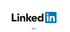 LinkedIn logo with year 2011