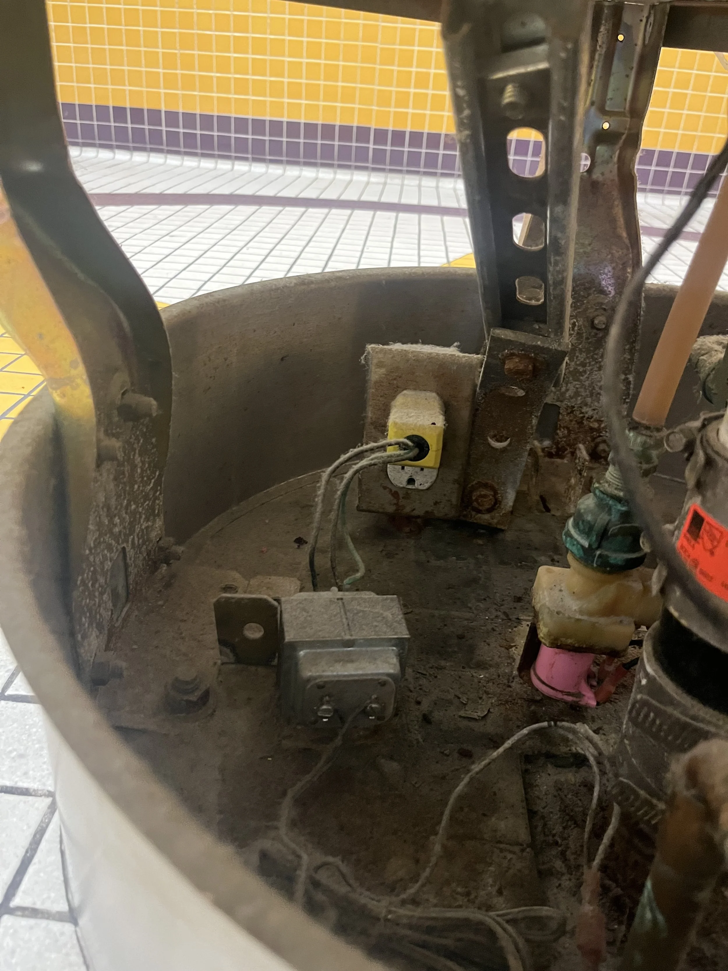 repair of hand washing station