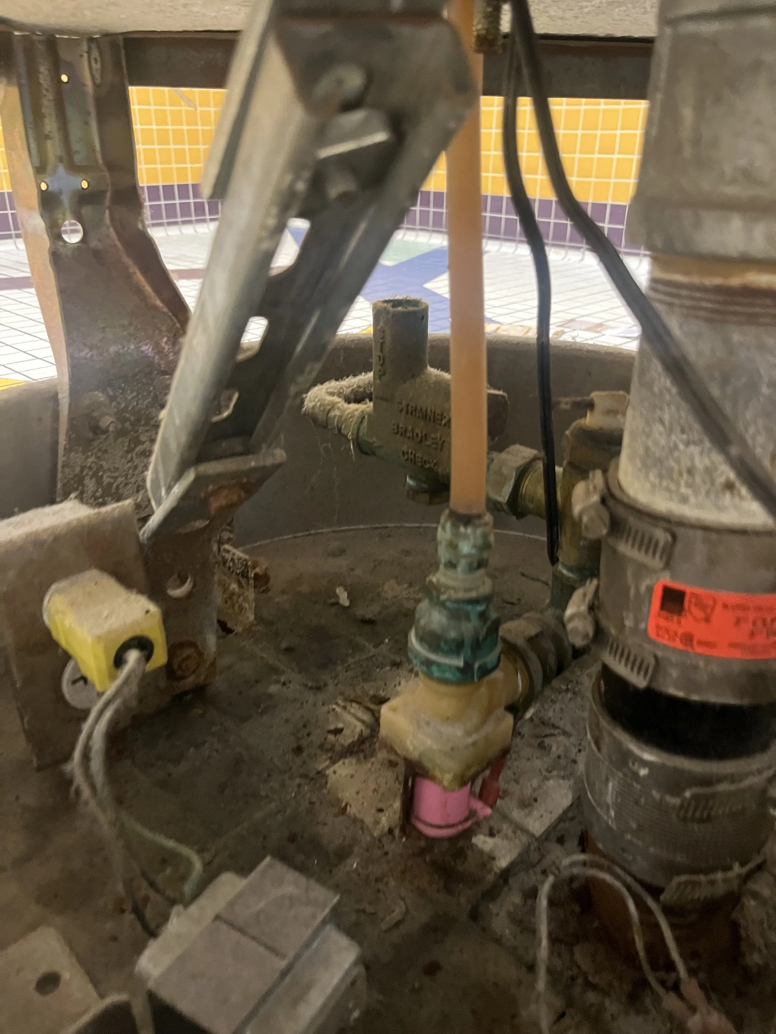 repair of hand washing station