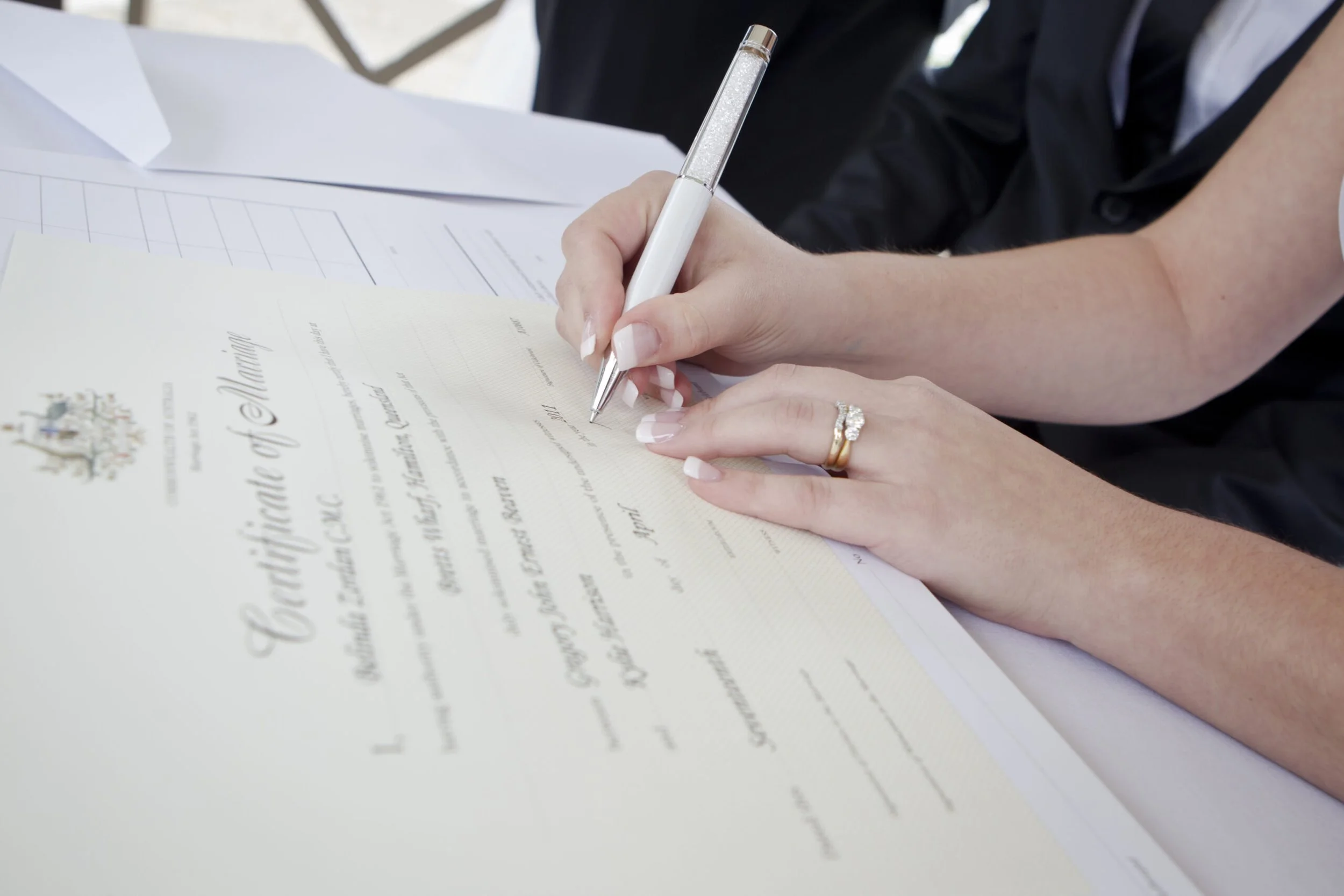 Marriage License Signing Officiant Service