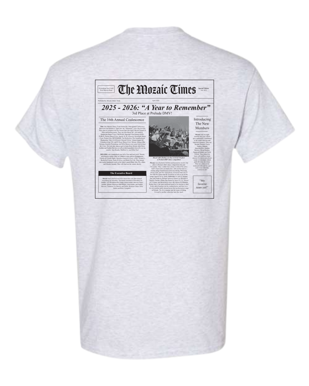 "A Year to Remember" Tee