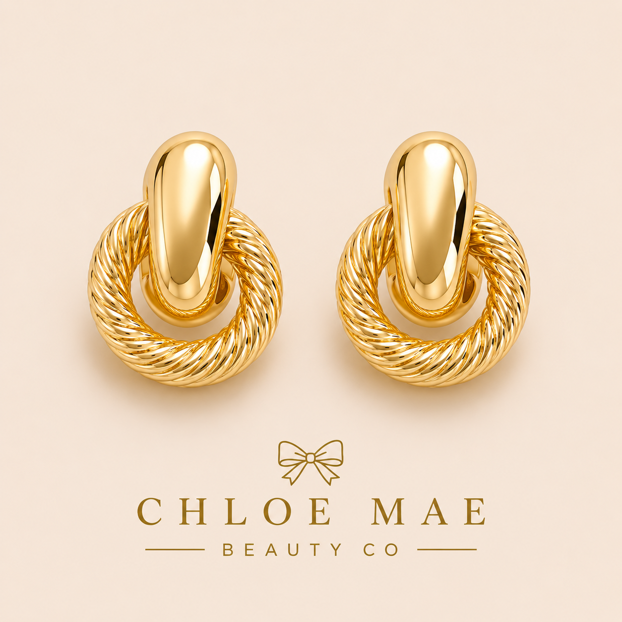 Door Knocker Stud Earrings