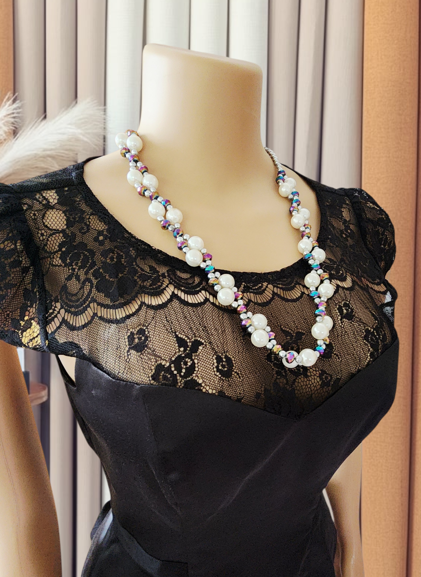 Formal Top Black Lace