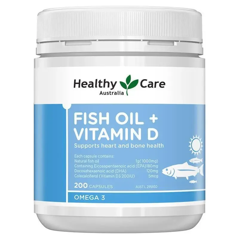 Healthy Care Fish Oil + Vitamin D