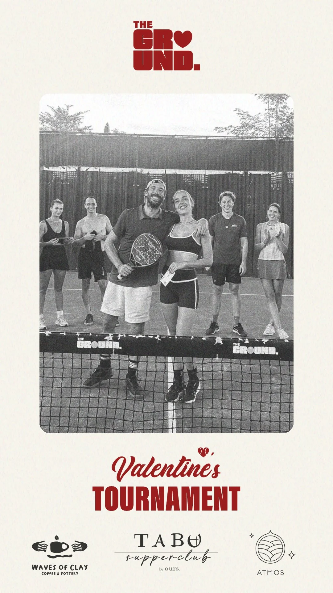 Valentine’s Padel Tournament in Bali – A Social Sports Event in Uluwatu