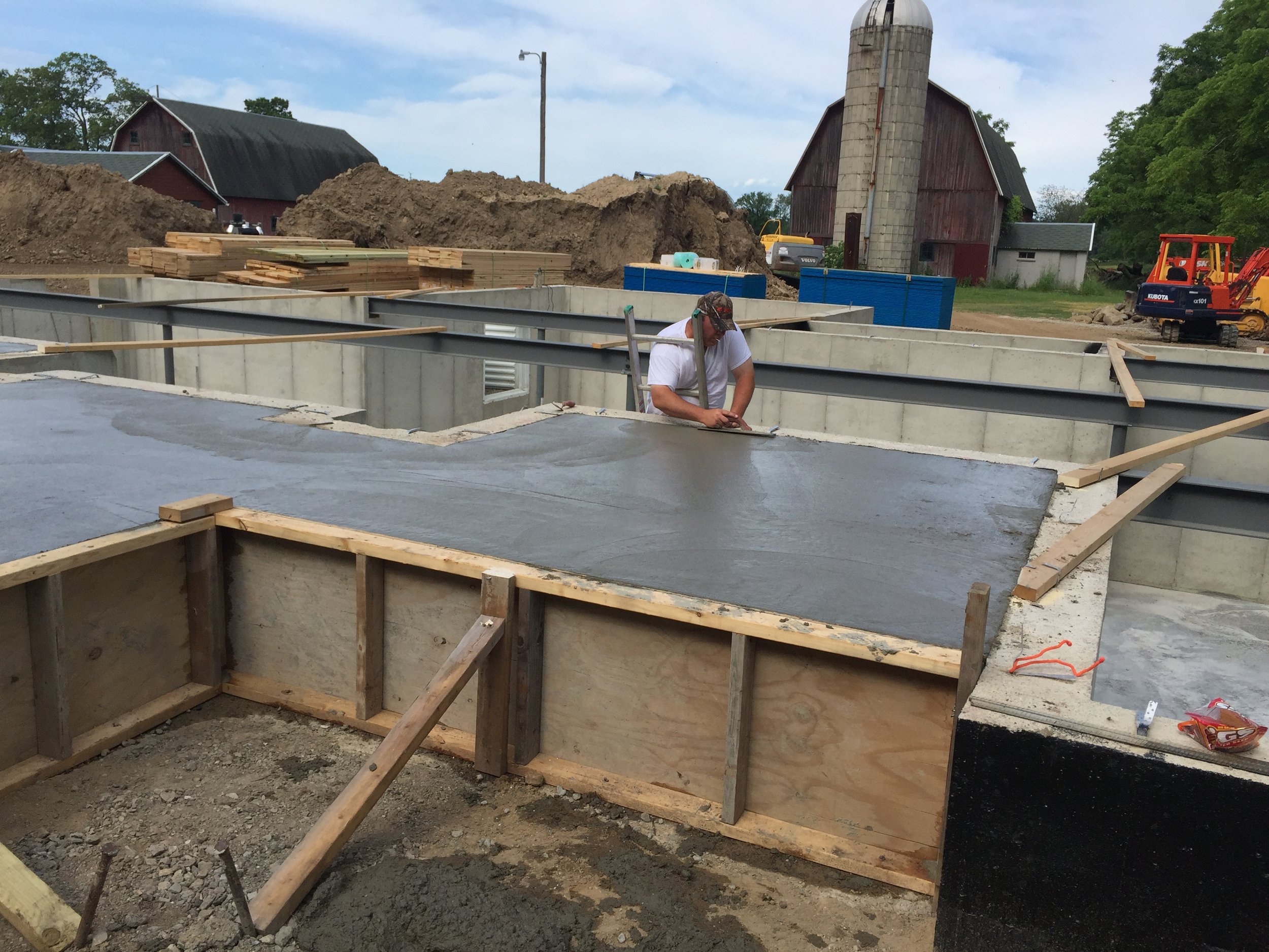 Baruzzini & Sons finishing concrete 