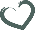 A simple line drawing of an open heart shape.