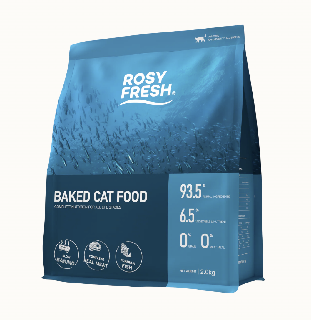 Rosy Fresh BAKED CAT FOOD 2kg - Fish Flavour