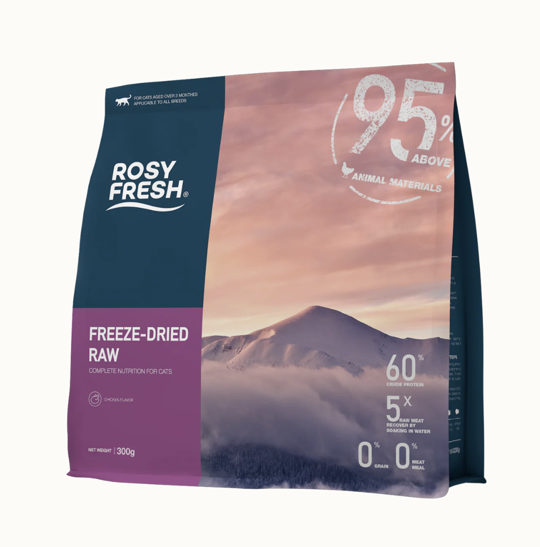 Rosy Fresh FREEZE-DRIED RAW FOR CAT 300g - Chicken Flavour