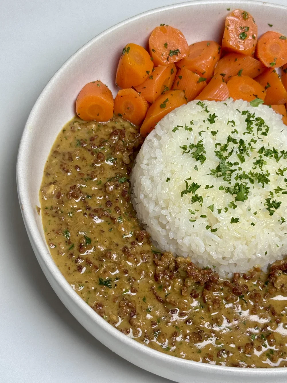 Grandma’s Curry Ghackets with Rice