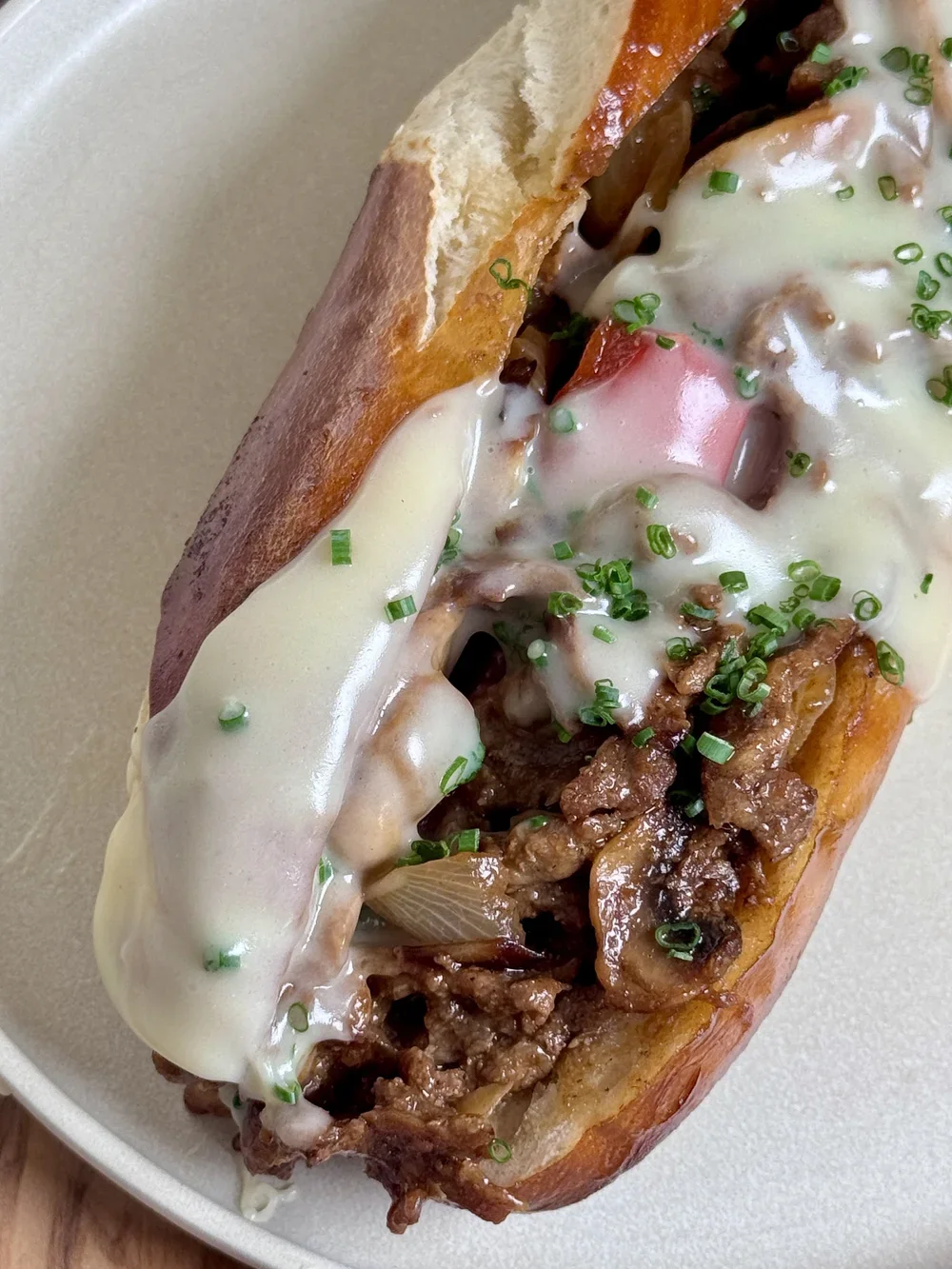 Swiss Cheesesteak with Fondue