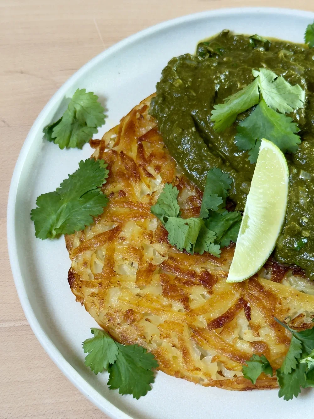 Palak Paneer with Rösti