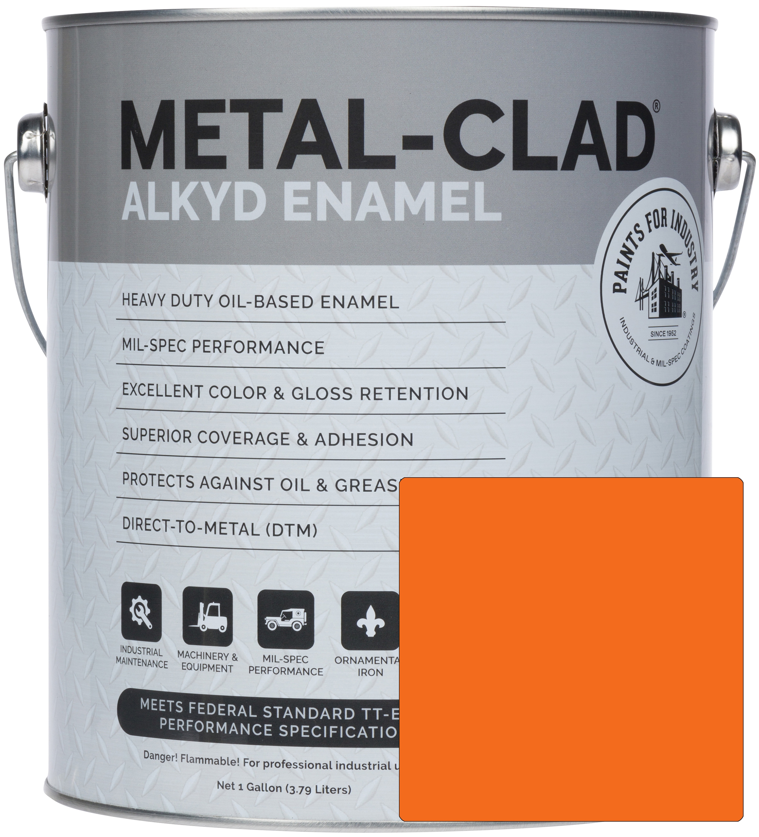 3-HES-6114 (Machinery Orange) - 1 Gallon