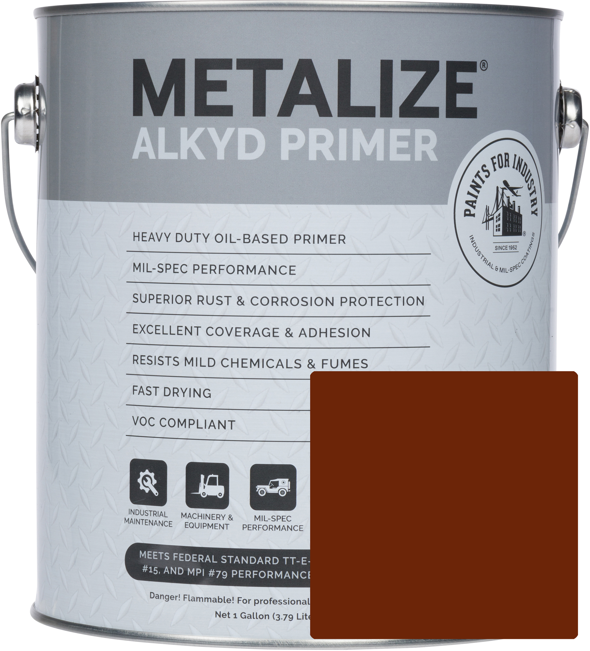 5-HES-1101 (Red Oxide Primer) - 1 Gallon