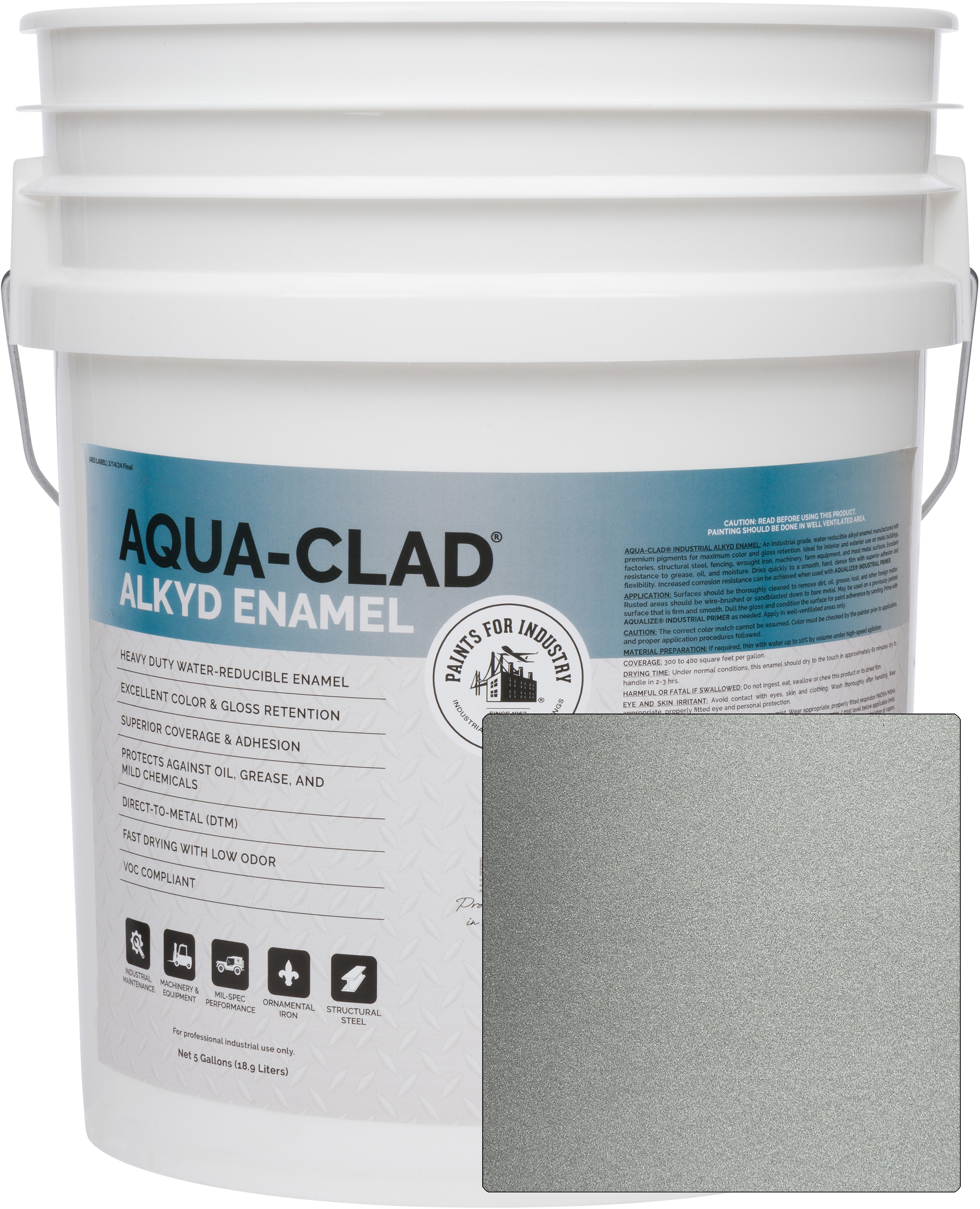 9-WE-1423 (Aluminum Metallic) - 5 Gallon