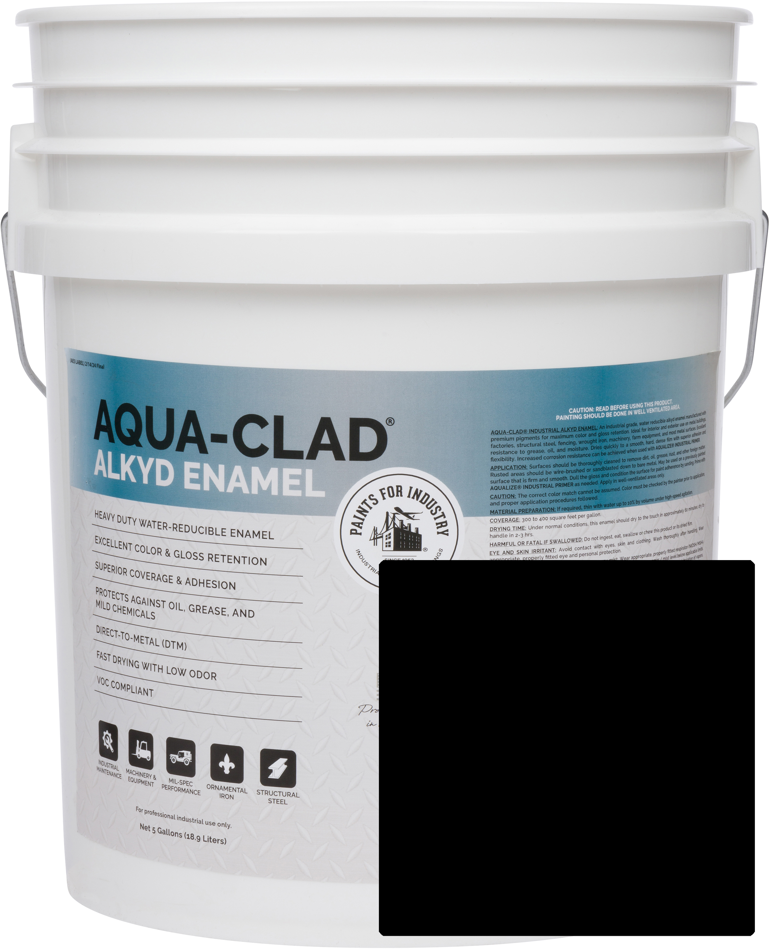 8-WE-3313 (Gloss Black) - 5 Gallon