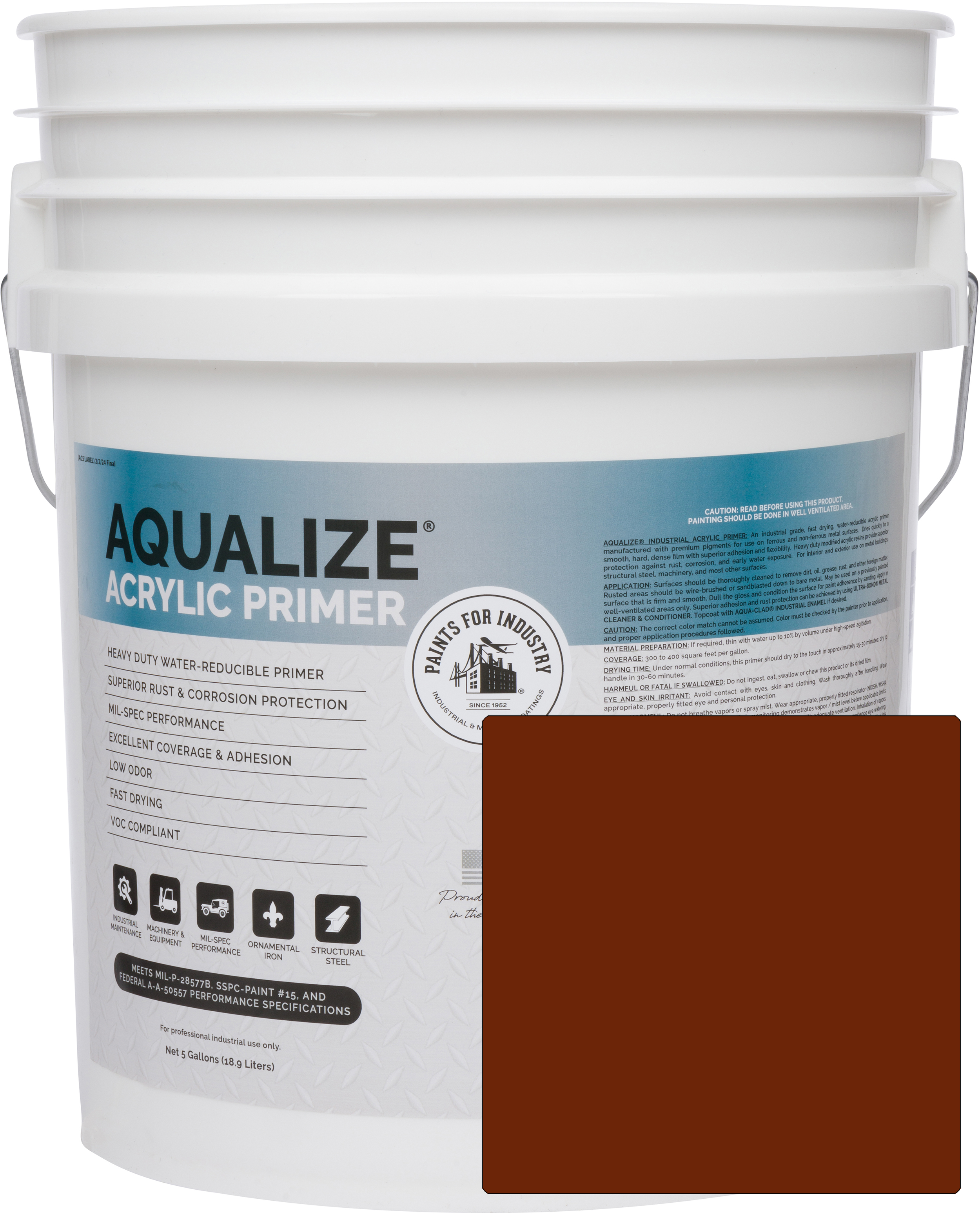 5-AP-1101 (Red Oxide Primer) - 5 Gallon
