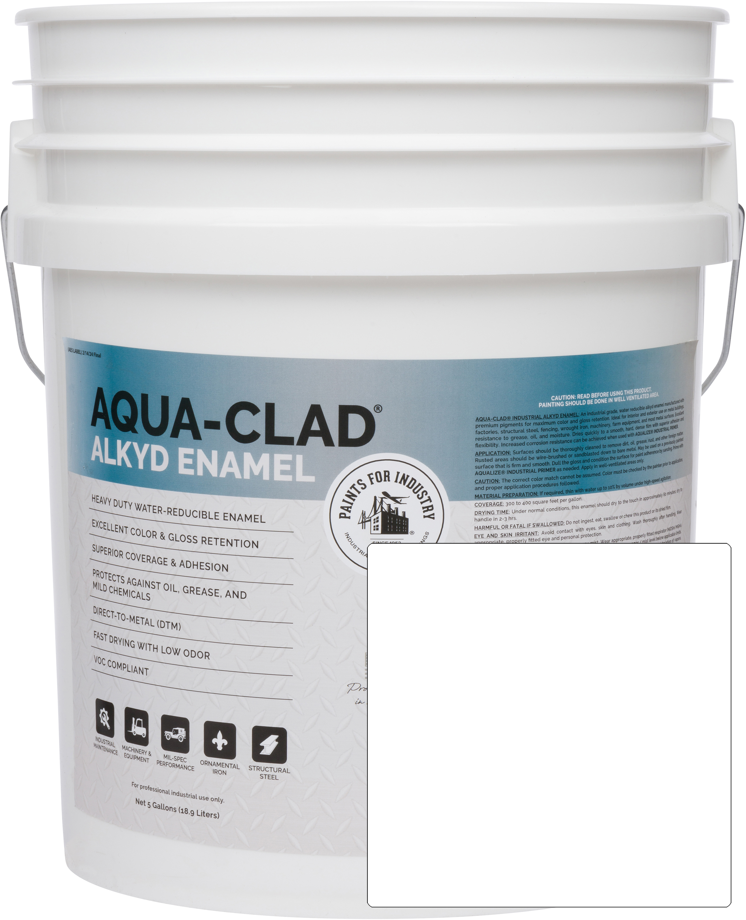 2-WE-2607 (Semi-Gloss White) - 5 Gallon