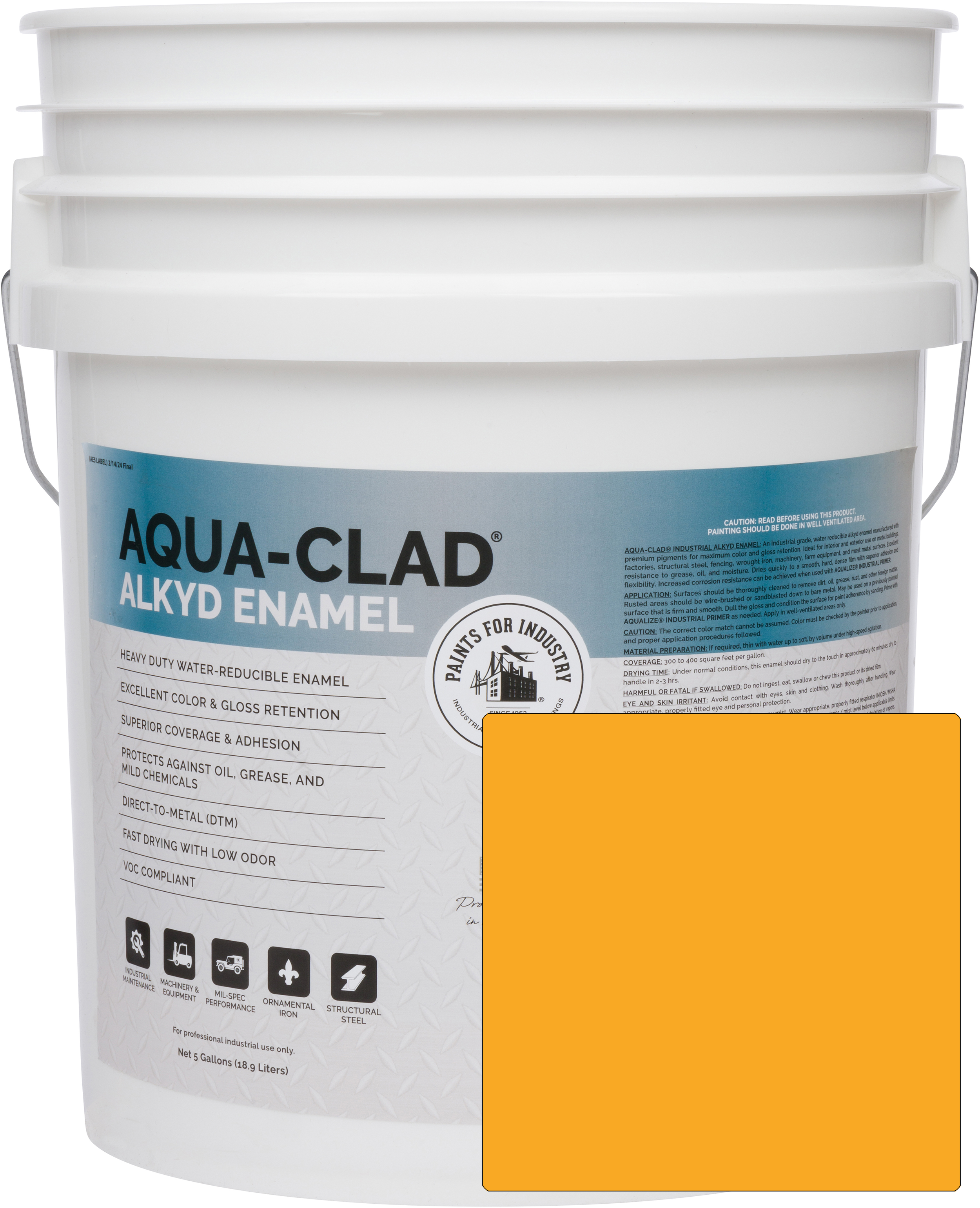 3-WE-1711 (Safety Yellow) - 5 Gallon