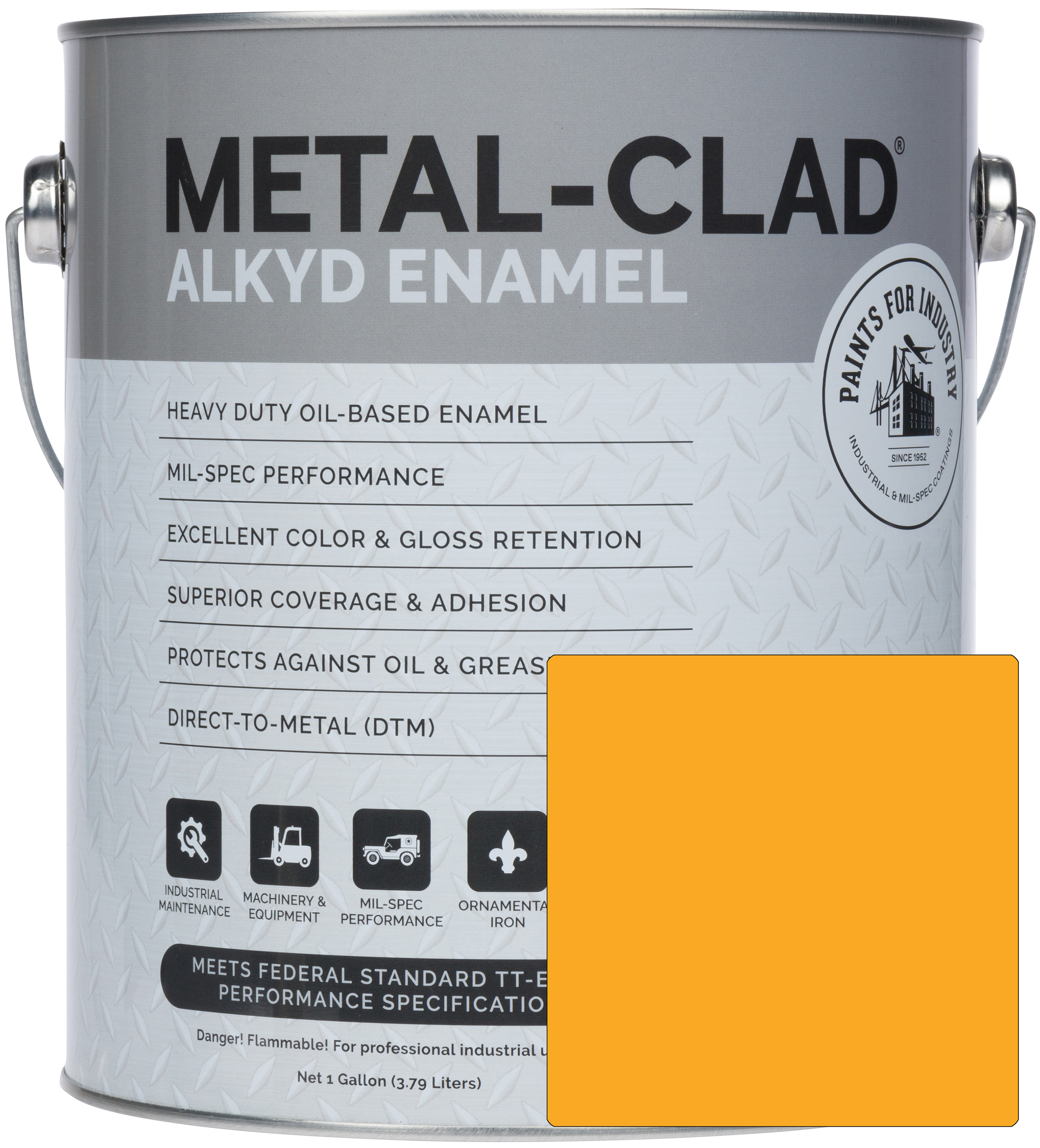 3-HES-1711 (Safety Yellow) - 1 Gallon